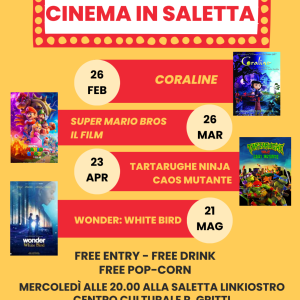 Cinema in saletta