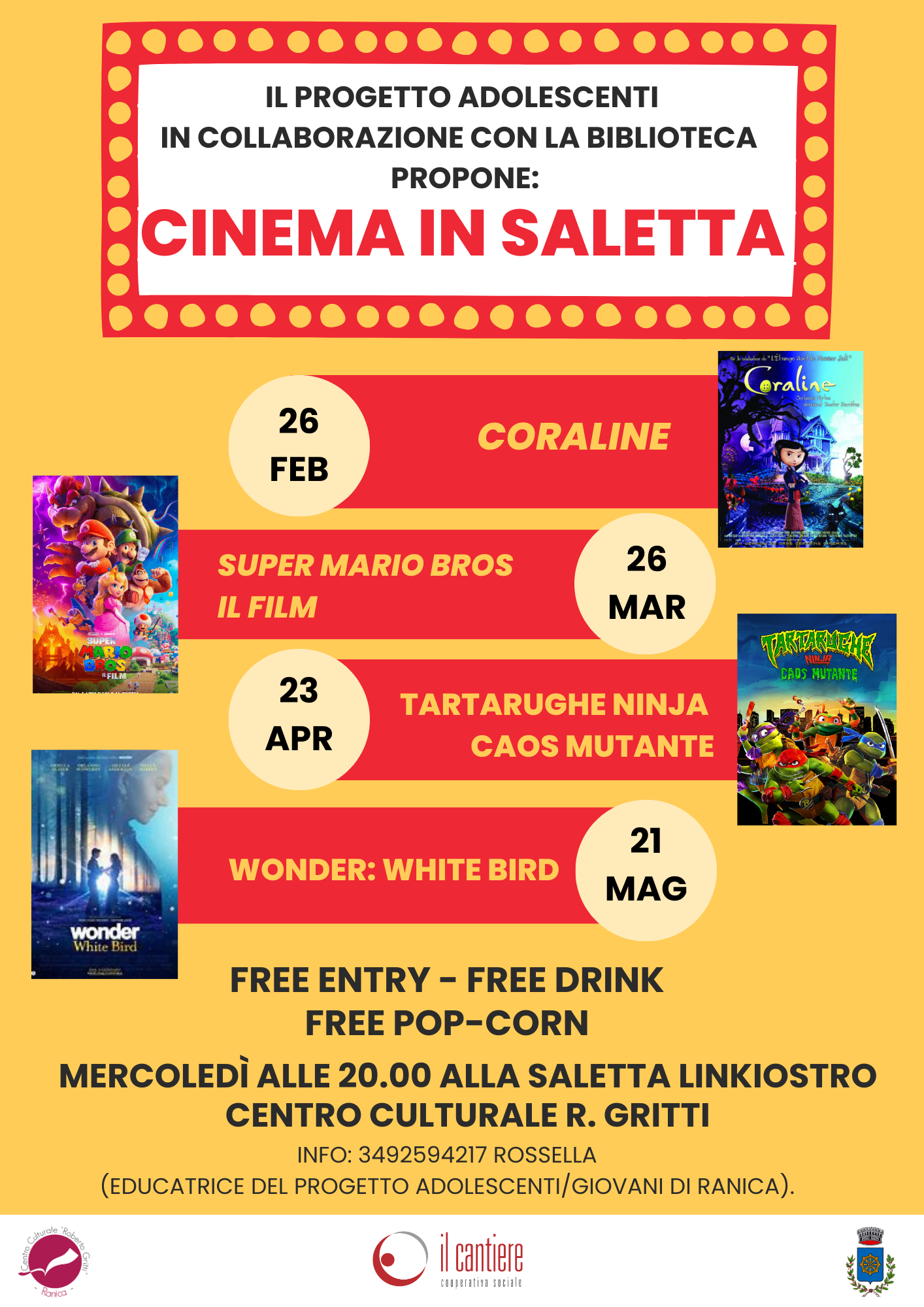 immagine Cinema in saletta