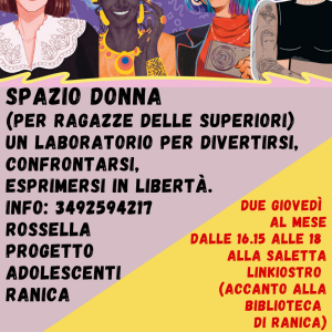 Spazio donna (per ragazze delle superiori)