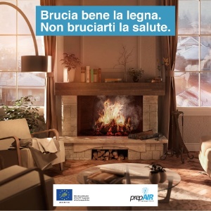 Brucia bene la legna. Non bruciarti la salute
