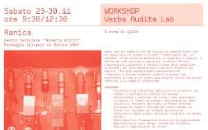 Workshop "Verba Audita Lab" – Laboratorio di Podcasting