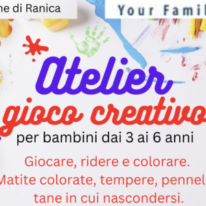 ATELIER GIOCO CREATIVO 3  - 6 ANNI