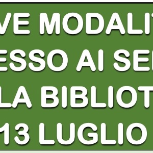 Nuove modalità apertura biblioteca