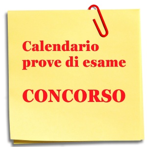 Calendario prove d'esame